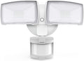 LEPOWER 30W LED Security Lights Motion Sensor Outdoor, 3200LM, 5500K, IP65 Waterproof, Hardwire 2 Head Motion Detector Flood Light for Garage, Yard, Porch