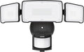 LEPOWER LED Motion Sensor Security Lights, 3 Head Motion Detected, 38W, 4200LM, Waterproof IP65, 5500K, Full Metal for Outdoor, Garage, Porch, Yard (Black)