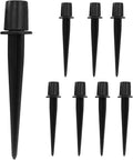 Litoexpe 8 Pack Metal Solar Lights Stake, Replacement Spike Ground Stake for Garden Lights Outdoor Enthusiasts
