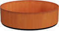 Plantercraft Large Round Planters for Outdoor Plants 42 Inch | Extra Large Corten Steel Planter for Patios & Landscapes | Modern Metal Planter
