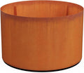 PLANTERCRAFT Corten Steel Metal Planter Box, Round Sizes, Modern Garden Steel planters for Commercial and Residential Outdoor Use.