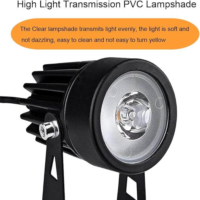 SUNLONG Solar Lights Outdoor Waterproof Solar Powered Spot Lights Aluminum Casting Landscaping Spotlight for Garden Yard Tree Uplight Downlight （Natural White）