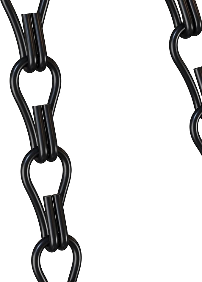 garini 3 Pack, 23 Inch Hanging Baskets Chain, Hanging Chains with Hooks Flower Pot Chain Replacement Plant Hangers for Planters, Bird Feeders and Lanterns(Black)…