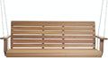 All Things Cedar Wooden Porch Swing, Outdoor Patio Furniture, 6 Foot, Natural