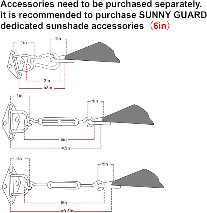 SUNNY GUARD Custom Size 6'x10' Turquoise Blue Sun Shade Sail Rectangle UV Block Shade for Backyard Yard Patio Deck Garden(Customized)