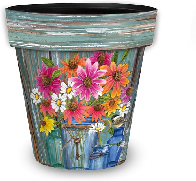 Briarwood Lane Farm Fresh Flowers Medium Planter