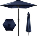 Best Choice Products 10ft Outdoor Table Compatible Steel Polyester Market Patio Umbrella w/Crank and Easy Push Button Tilt
