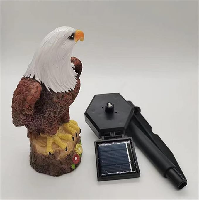 Outdoor Solar Lights, Eagle Solar Lights Outdoor Waterproof Eagle Decoration with Stakes for Garden, Yard, Lawn