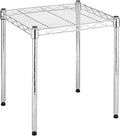 Xcity Storage Shelves, 1 Tier Heavy Duty Metal Shelving Unit, 350 LBS Capacity Adjustable Steel Wire Shelf Organizer for Pantry, Kitchen, Garage, 14" D x 14" W x 15" H, Chrome