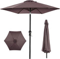 Best Choice Products 10ft Outdoor Table Compatible Steel Polyester Market Patio Umbrella w/Crank and Easy Push Button Tilt