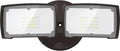 LEPOWER 3000LM LED Flood Light Outdoor, Switch Controlled LED Security Light, 28W Exterior Lights with 2 Adjustable Heads, 5500K, IP65 Waterproof for Garage, Yard, Patio Brown