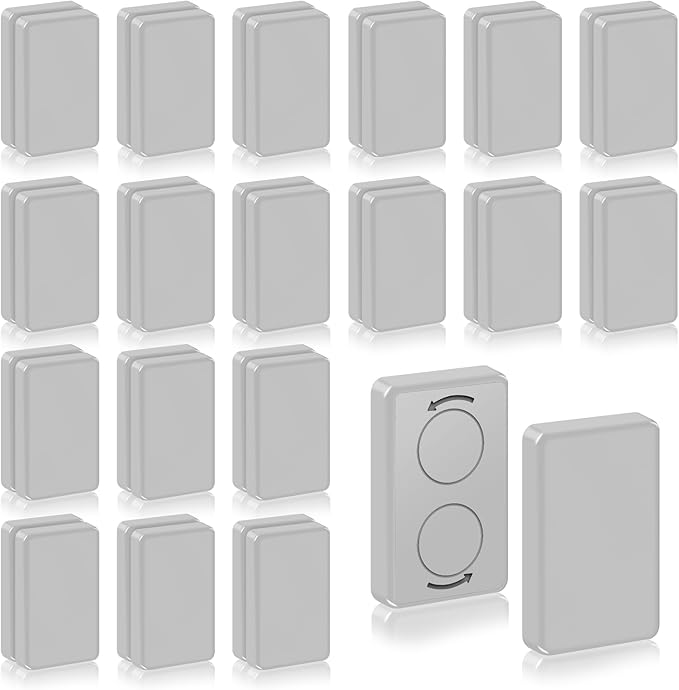 36pcs Outdoor Curtain Weights, Plastic Wrapped Magnetic Drapery Weights, Waterproof Heavy Duty Curtain Magnets for Heavy Wind, Outside Curtain, Shower Curtain, Tablecloth, Flag (Grey)