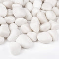 20 lbs White Rocks for Landscaping, 1-2 inch Decorative Rocks for Plants Indoor, Large Polished River Rocks for Garden, Outdoor Landscaping, Walkways, Yard, Plants Pots, Vases, Crafts