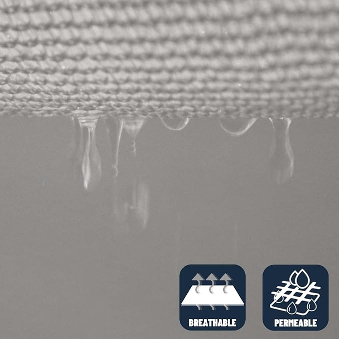 SUNNY GUARD Custom Size 10'x24' Silver Grey Sun Shade Sail Rectangle UV Block Shade for Backyard Yard Patio Deck Garden(Customized)