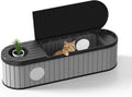 DRATO Outdoor Storage Box, Resin Deck Storage Box Waterproof Patio Storage Box for Indoor & Outdoor Use