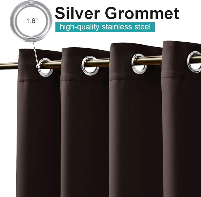 NICETOWN Outdoor Curtainch for Patio Waterproof 140 inch Wide, Rustproof Grommet Thermal Insulated UV Blocking Cabana Curtainch & Drape, Privacy Safe Shade for Pergola, Natural, 1 PC, 95-Inch Long