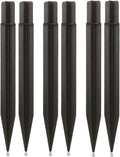 8.25" Reinforced ABS Plastic Solar Ground Spikes - Durable Solar Light Replacement Stakes for Garden, Pathway, Deck, Camping, Christmas Lights (Fits 0.83" Inside Diameter) (Black-6 Pack)
