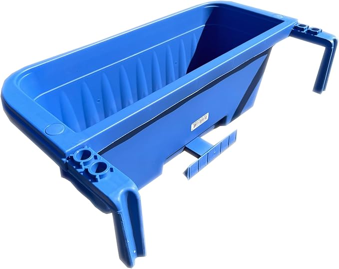 Apollo Exports International 20" Adjustable Railing Planter, Blue