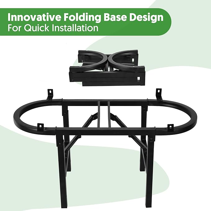 Raised Garden Bed with Legs and Heavy Duty Wheels, Self-Watering Planter Box, Easy-Install Foldable Stand, Galvanized Metal Elevated Wicking Bed with Liner for Indoor Outdoor Gardening