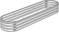 GreatBuddy Galvanized Raised Garden Bed 8×2×1ft, Easy Assembly Outdoor Metal Planter Boxes for Vegetables, Flower, Herb, Anti-Rust& Weather-Resistant, Oval, Silver