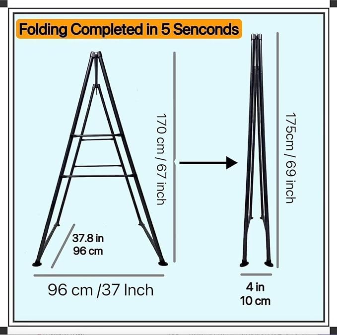 Hammock Chair Stand with X-Large Swing Chair with Footrest，Anti-Tip Thickened Weather-Resistant Iron Pipe Swing Frame, 450Lbs Stand Capacity Quick Assembly for Indoor Outdoor (White)