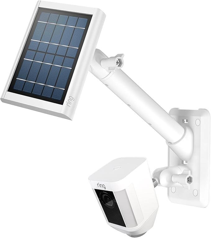 HOLACA 2-in-1 Wall Mount Bracket for Stick Up Cam/Pro Solar Panel, Spotlight Cam Battery and Stick Up Cam Battery Outdoor Mount Accessories for RingSolar Panel