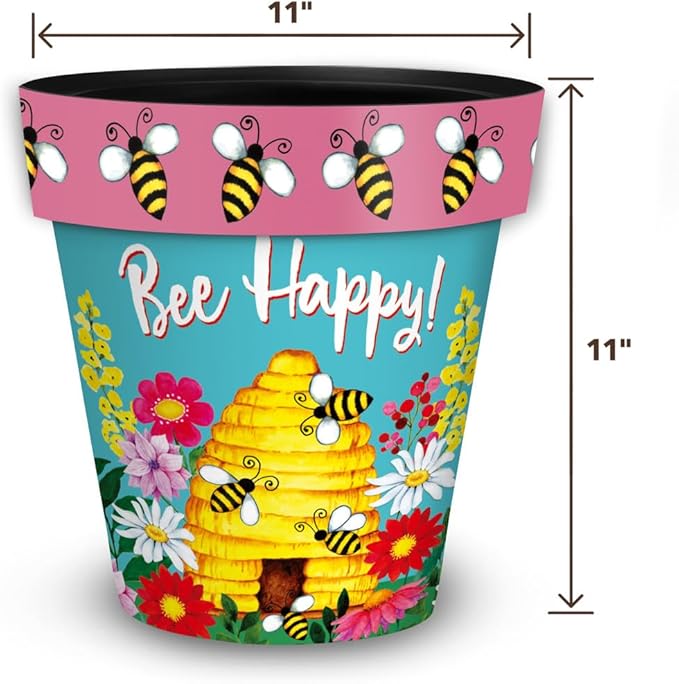 Briarwood Lane Bee Happy Beehive Medium Planter