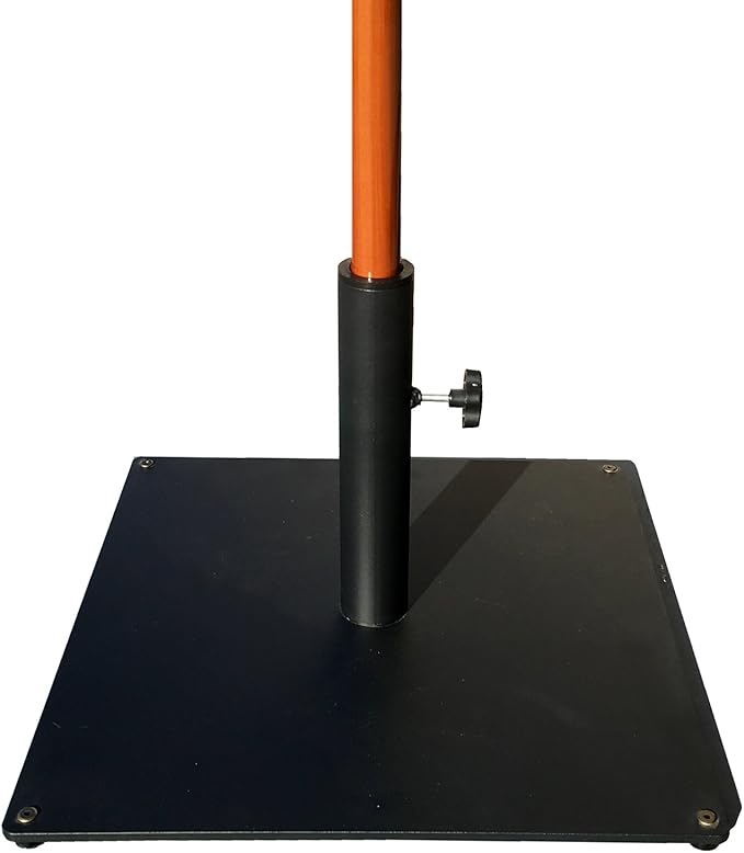 Tropishade Steel Plate Umbrella Base, 36 lbs, Black