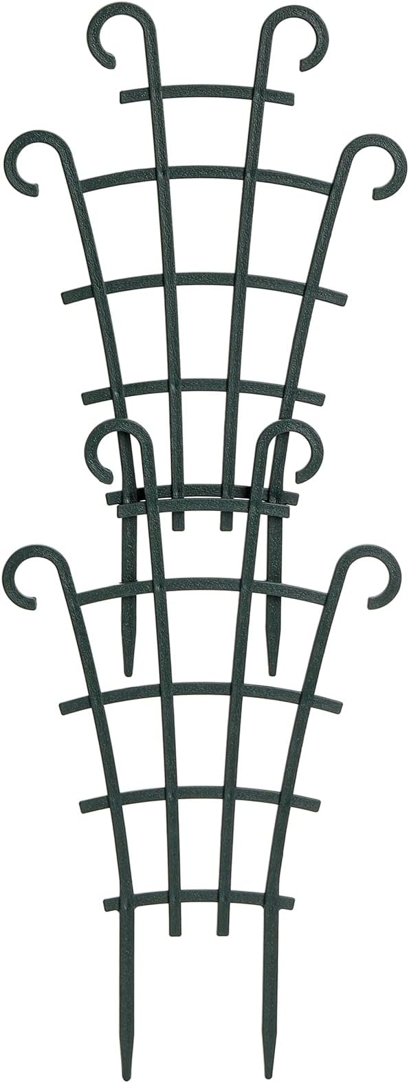 ZEAYEA 24 Pack Trellis for Potted Plants, Plastic Small Trellis for Pot, Mini Climbing Trellis Flower Pots Support for Potted Climbing Plants Vines