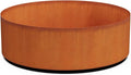 PLANTERCRAFT Corten Steel Metal Planter Box, Round Sizes, Modern Garden Steel planters for Commercial and Residential Outdoor Use.