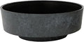 The HC Companies 6 Inch Round Plastic Succulent Capri Bowl 6"x6"x2.25" in Faux Concrete Color