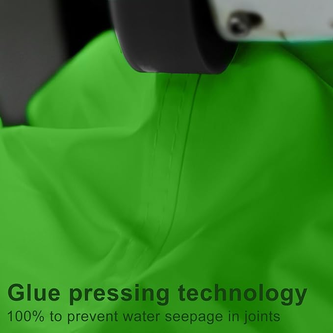 LOVE STORY Rectangle 8'x15' Waterproof Sun Shade Sail Canopy UV Block for Outdoor Patio Backyard Carport,Fruit Green(We Make Custom Size)