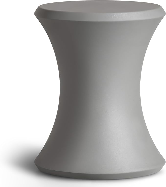 Coast Modern Outdoor Side Table - Lounger Table for Inside Pool or on Patio - All-Weather Furniture for Sun Shelf Up to 15" - Gray
