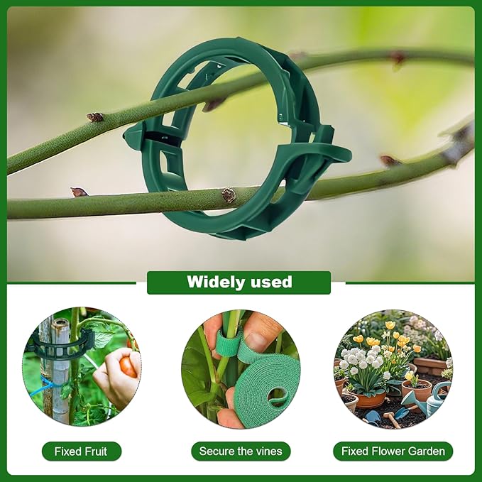 5pack Adjustable Plant Support Pole – Stackable Indoor/Outdoor Support Pole with Clamps, Suitable for Supporting Monstera and Climbing Plants, Garden Accessories, Perfect Replacement for Plant Stakes