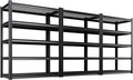Set of 3 71"H Garage Shelving-3000LBS 5 Tier Storage Shelves,Adjustable Heavy Duty Metal Shelving Unit and Storage Large Wire Rack,Utility Steel Shelf For Shop Warehouse Industrial Pantry 71"x35"x16"