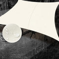 SUNNY GUARD Waterproof Sun Shade Sail 4' x 10' Cream Rectangle UV Block Sunshade for Backyard Yard Deck Patio Garden Outdoor Activities and Facility(Customized)