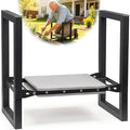 Garden Kneeler and Seat Heavy Duty - 12.7" Wide Garden Kneeling Bench Stool with Handles, Folding Knee Seat Chair Gardening Gifts for Seniors Women Men Gardeners Pain-Free Weeding Planting