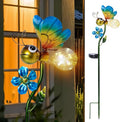 Decorative Solar Lights Outdoor Solar Bee Stake Lights Metal Decorative Garden Lights Outdoor Waterproof Stakes for Pathway Yard Lawn Decoration Mothers Day Mom Gifts