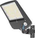 LED Parking Lot Light 150W - Motion Sensor Outdoor Lights UL Listed - 5000K 22500lm Led Flood Security Light with Photocell - Wall Mount Commercial Street Area Light for Yard Barn Garage - 100-277V