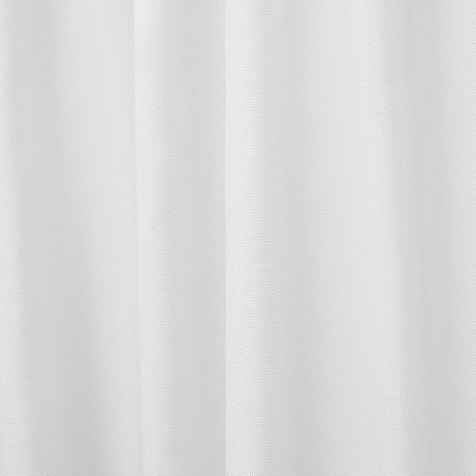 Exclusive Home Cabana Solid Indoor/Outdoor Light Filtering Hook-and-Loop Tab Top Curtain Panel Pair, 54"x108", Vanilla