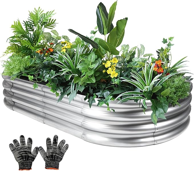 Raised Garden Bed (1, 8×4×1ft)