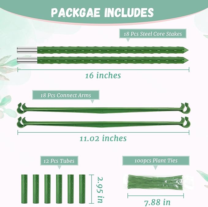 Legigo 2-Pack Tomato Cage for Garden Plant Support - Up to 48in Garden Stakes, Tomato Trellis for Potted Plants, Tomato Cages Plant Stakes for Climbing Vegetables & Flowers