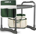 Aimerla Foldable Garden Kneeler Seat Heavy Duty [Upgraded Widened Thick Kneeling Pad] Gardening Stool with Large Tool Bags with Pockets - Portable Garden Bench Gardening Gifts for Parents