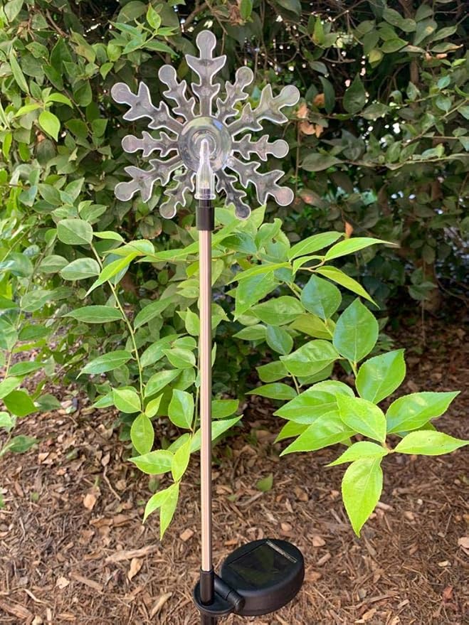 Solar Powered Garden Stake LED Light, Set of 2 (Flat X2)