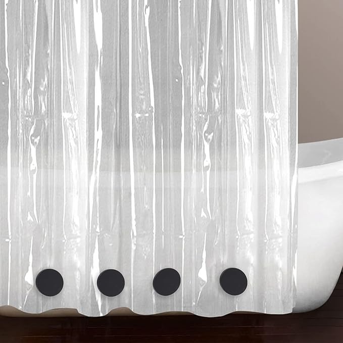 Magnetic Shower Curtain Weights, Rubber Covered Heavy Duty Weights, Prevent Curtain Liner from Blowing Around, Work for Drapery, Tablecloth, Flag, Outdoor Curtain 5 Pairs(Pack of 10)