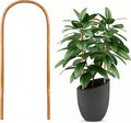 Bamboo Trellis, 20 Pack U-Hoop & U-Shape Garden Trellis with Twist Ties, 16" for Indoor & Outdoor Plants