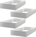 4 Pack Corrugated Galvanized Steel Raised Garden Bed Outdoor, Metal Above Ground Garden Bed for Vegetables and Flowers, Rectangle Raised Beds for Gardening-4x2FT