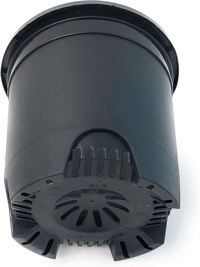 3 Gallon Nursery Pot Plastic Planters for Outdoor Indoor Plants Gardening 6-Pack Flower Pots Plant Pots with Drainage Holes