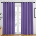 NICETOWN Lilac Purple Blackout Curtains 84 inch Length, Grommet Top Room Darkening Drapes for Bedroom Living Room, Light Blocking Window Covering for Privacy (W66 x L84 Inch, 1 Panel)