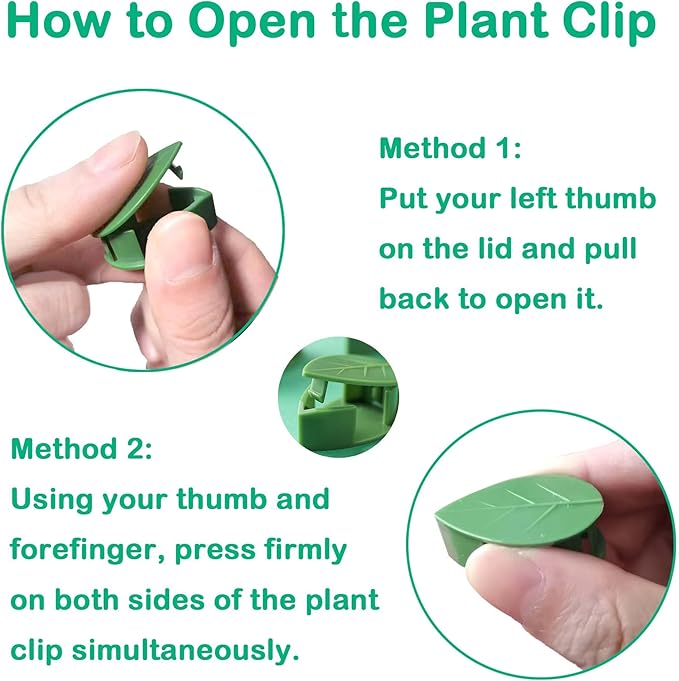Plant Climbing Wall Fixture Clips, 80Pcs Self-Adhesive Wall Clips Fixer Hooks for Vines, Traction Support Holder, Invisible Leaf Clips for Wall Climbing Plants Indoor Outdoor Decor